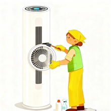 圆柱形柜式空调/台